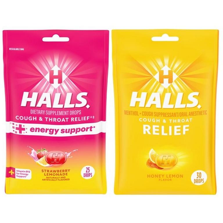 $1.00 OFF when you buy ONE (1) HALLS Cough Drops (20 ct. or larger)