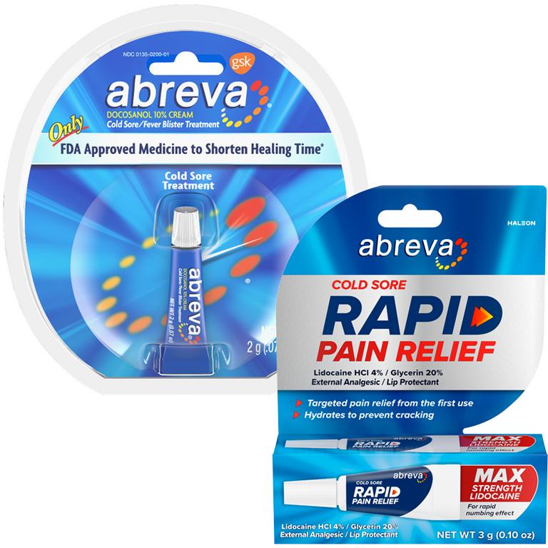 Save $3.00 on any ONE (1) Abreva Treatment Product