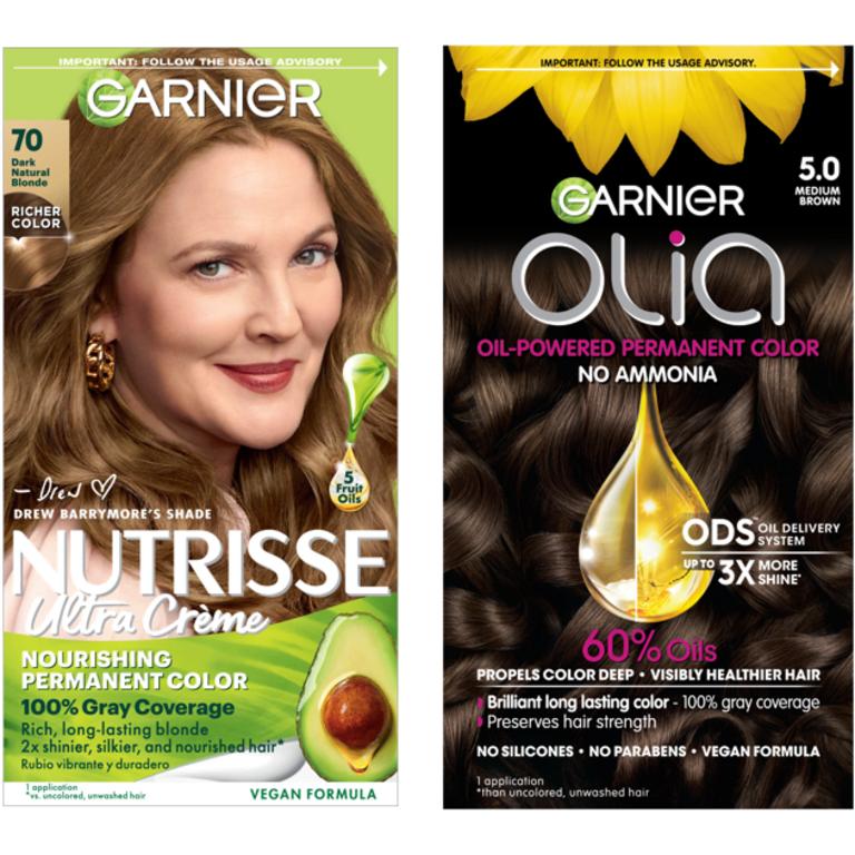 $4.00 OFF on TWO (2) select Garnier Nutrisse & Olia Hair Color