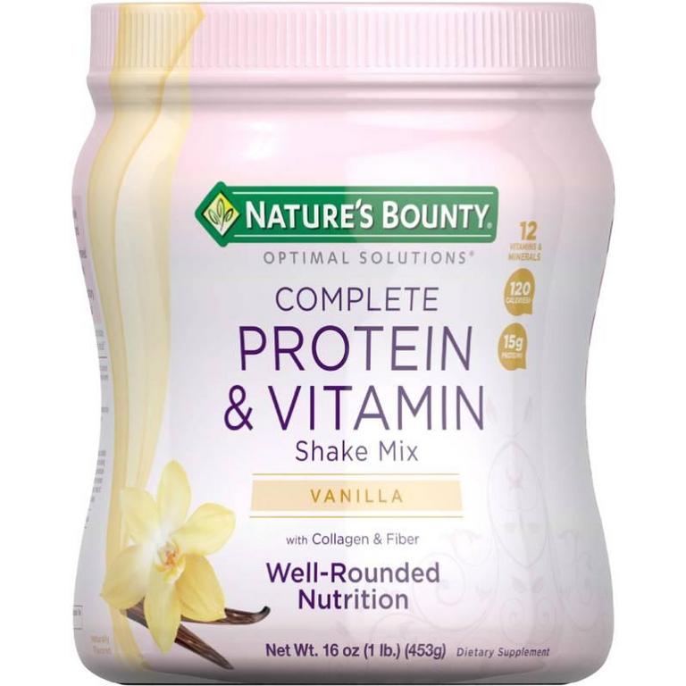 SAVE $1.00 on any ONE (1) Nature's Bounty® Optimal Solutions Complete Protein & Vitamin Shake Mix