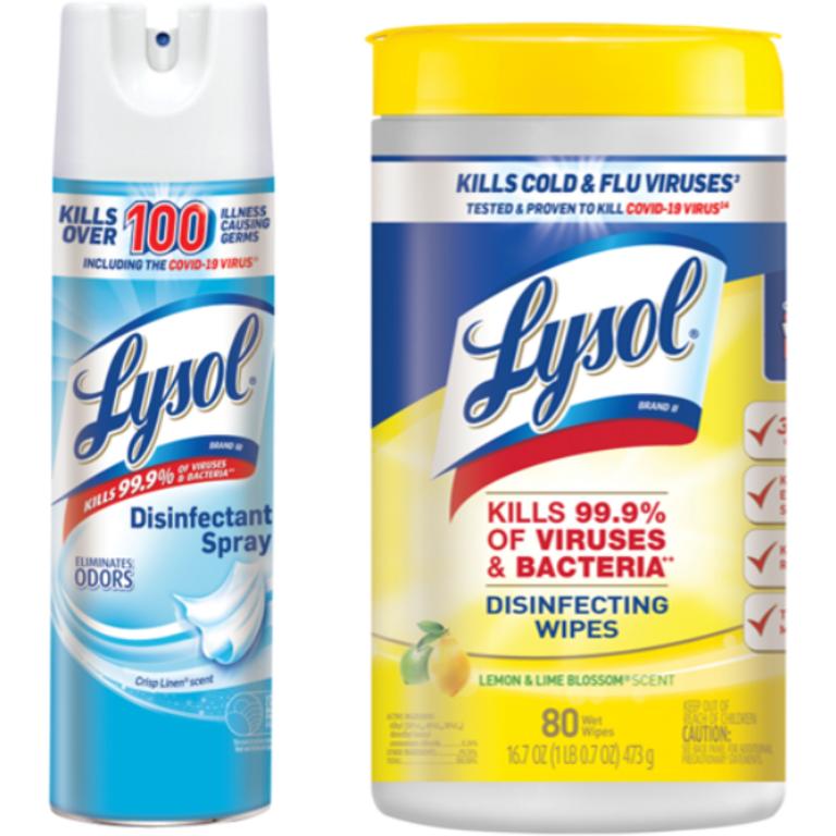 $0.50 off 1 on Any ONE (1) Lysol® Product (excluding trial and travel sizes)