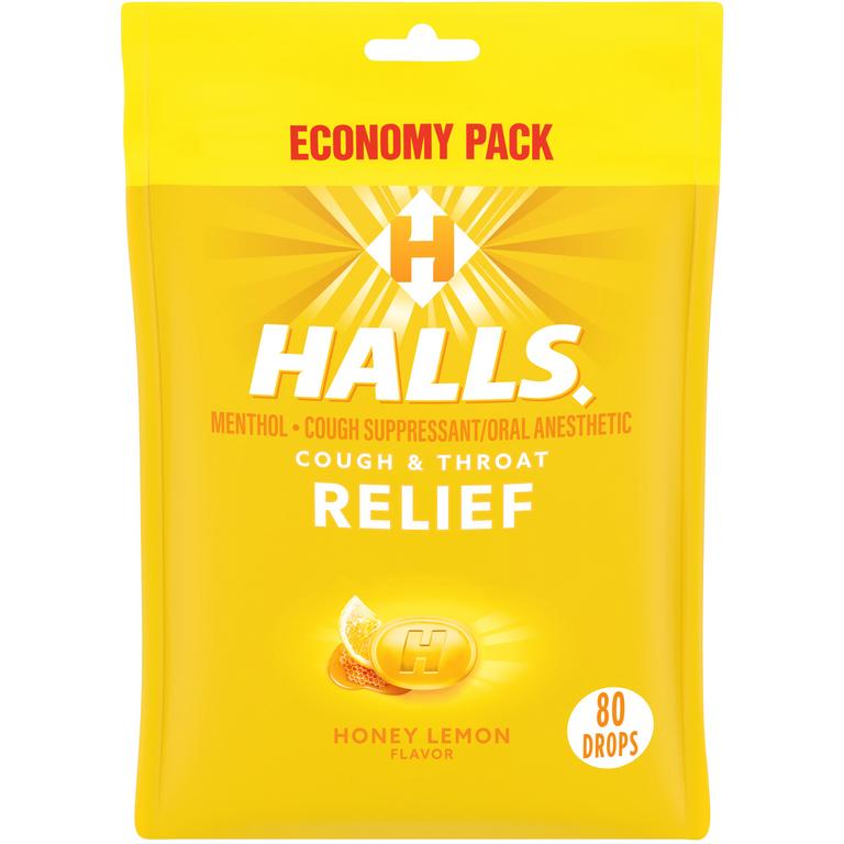 $1.25 off 2 when you buy TWO (2) HALLS Cough Drops (select sizes)