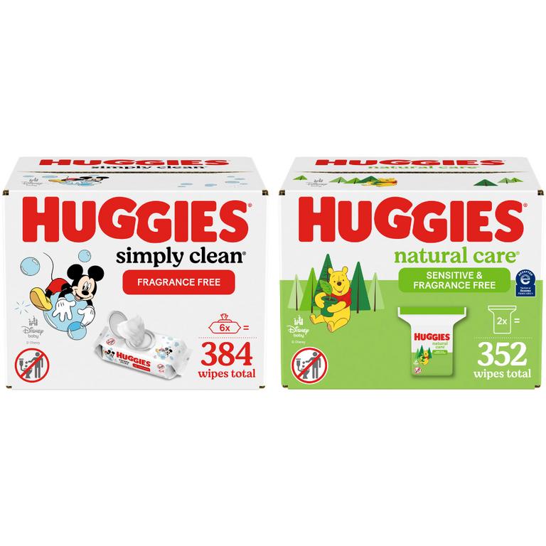 $0.25 off 1 on any ONE (1) Huggies® Wipes (352 ct. and larger)