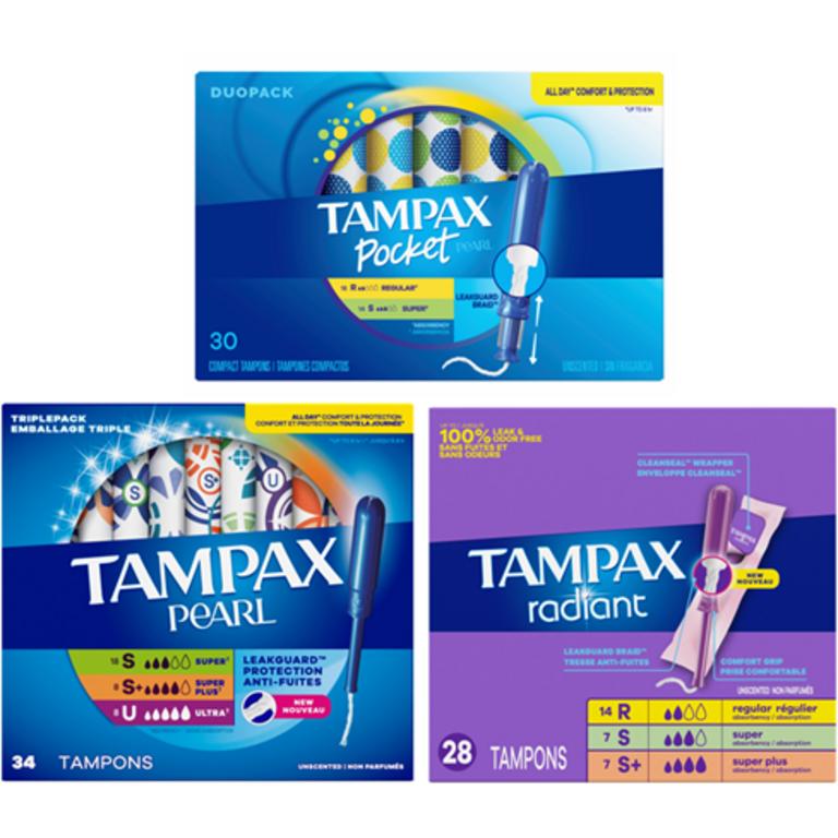 $2 off 1 ONE Tampax Tampons 22-47 ct (excludes trial/travel size)