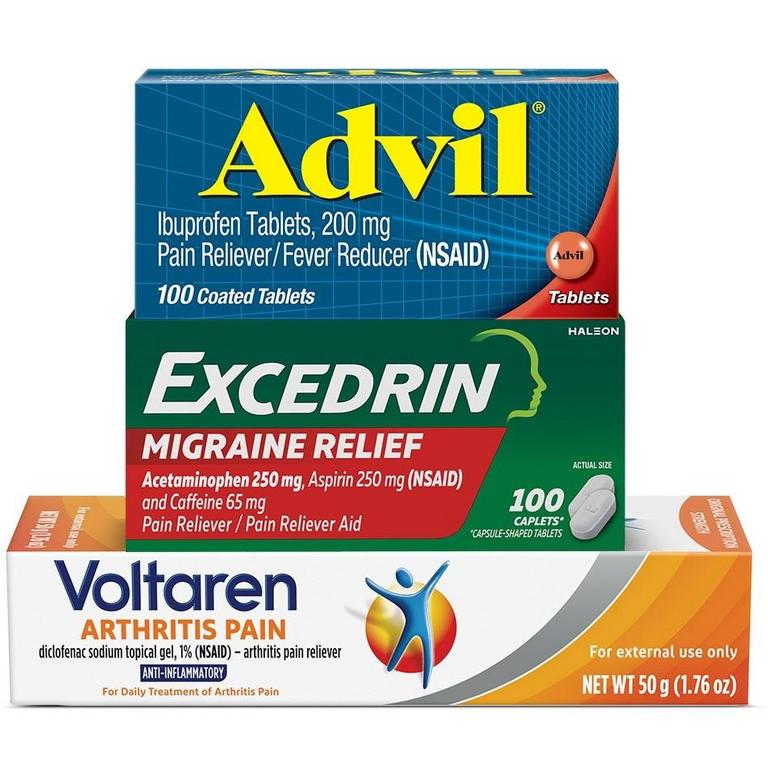 $6 off 2 off purchase of any Two (2) Voltaren 1.76oz or larger or Advil or Excedrin 36ct or larger in same transaction