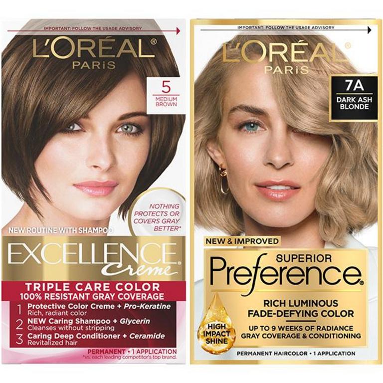 $8 off 2 on TWO (2) select L'Oreal Paris Preference, Excellence, or Feria Hair Color items