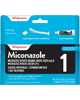 $1 off 1 Walgreens Miconazole 1 or 3 Day Treatments Select varieties.