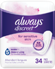 $3 off 1 Always Discreet Liners, Pads or Underwear Select varieties.