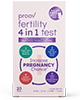 $20 off with myWalgreens 20-Pack Proov Fertility 4 in 1 Test